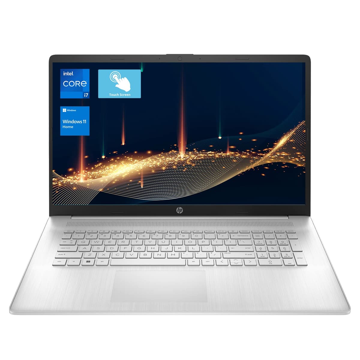 HP 17t Laptop touchscreen 17.3" HD+ Intel Core i7-1165G7 32GB 1TB SSD Wi-Fi 6 Windows 11 Silver