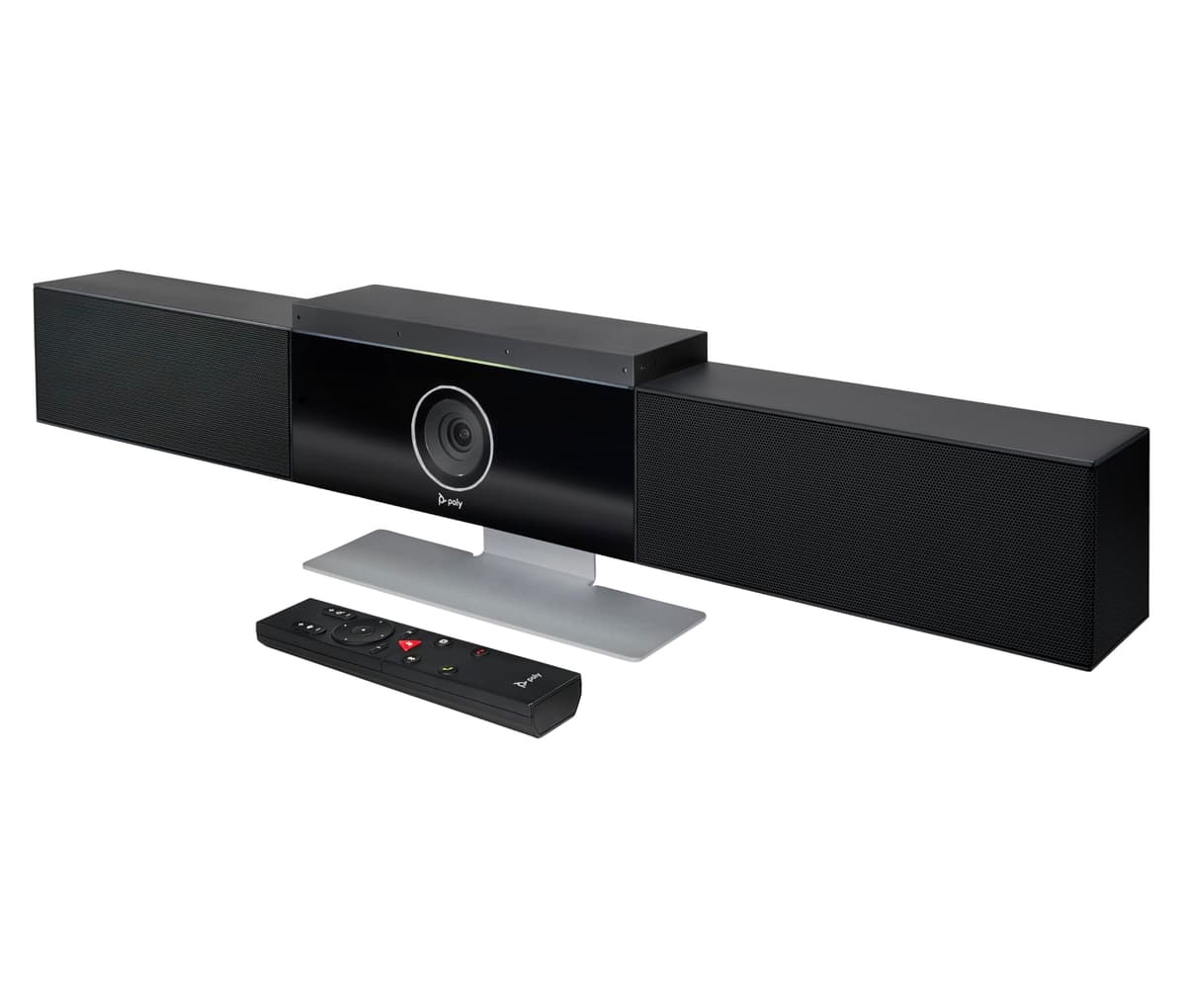 Poly Studio Video Bar 4K para Salas Pequeñas y Medianas (7200-85830-333)