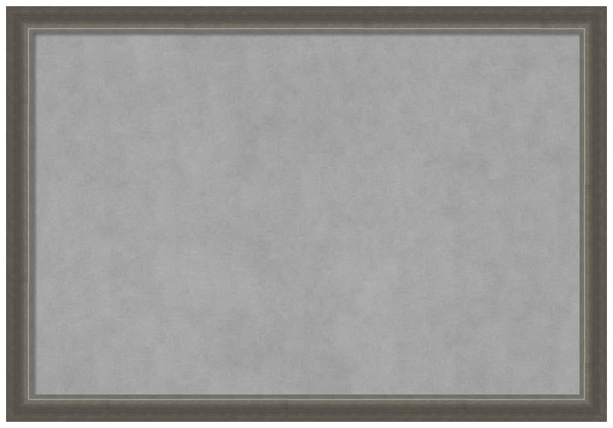 Amanti Art Magnetic Board 39 x 27" con marco Domus Dark Silver 28588181966