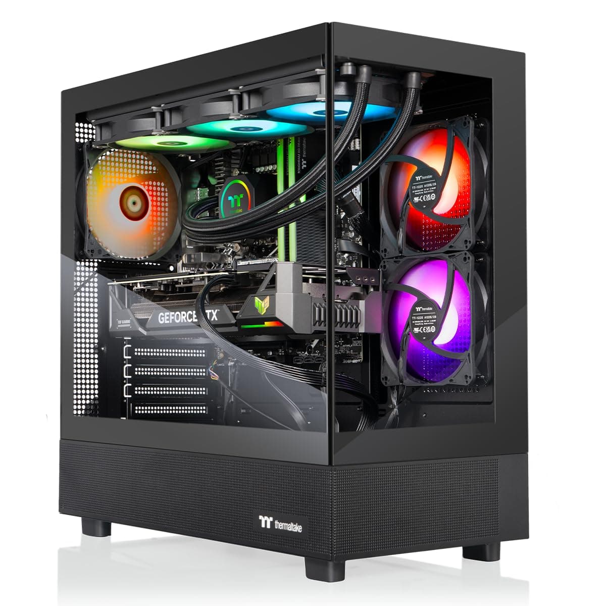 Thermaltake View 9870T-270 Gaming Desktop - Ryzen 7 9800X3D, RTX 5070 Ti, 32GB DDR5 6400, 2TB NVMe V27B-B850-57T-LCS