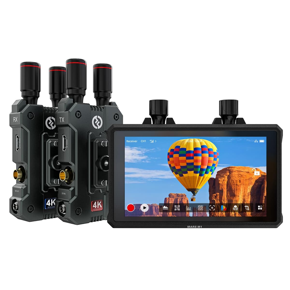 HollyView Hollyland Mars 4K y Mars M1 Enhanced Sistema de transmisión de video 4K Mars 4K & M1 Enhanced
