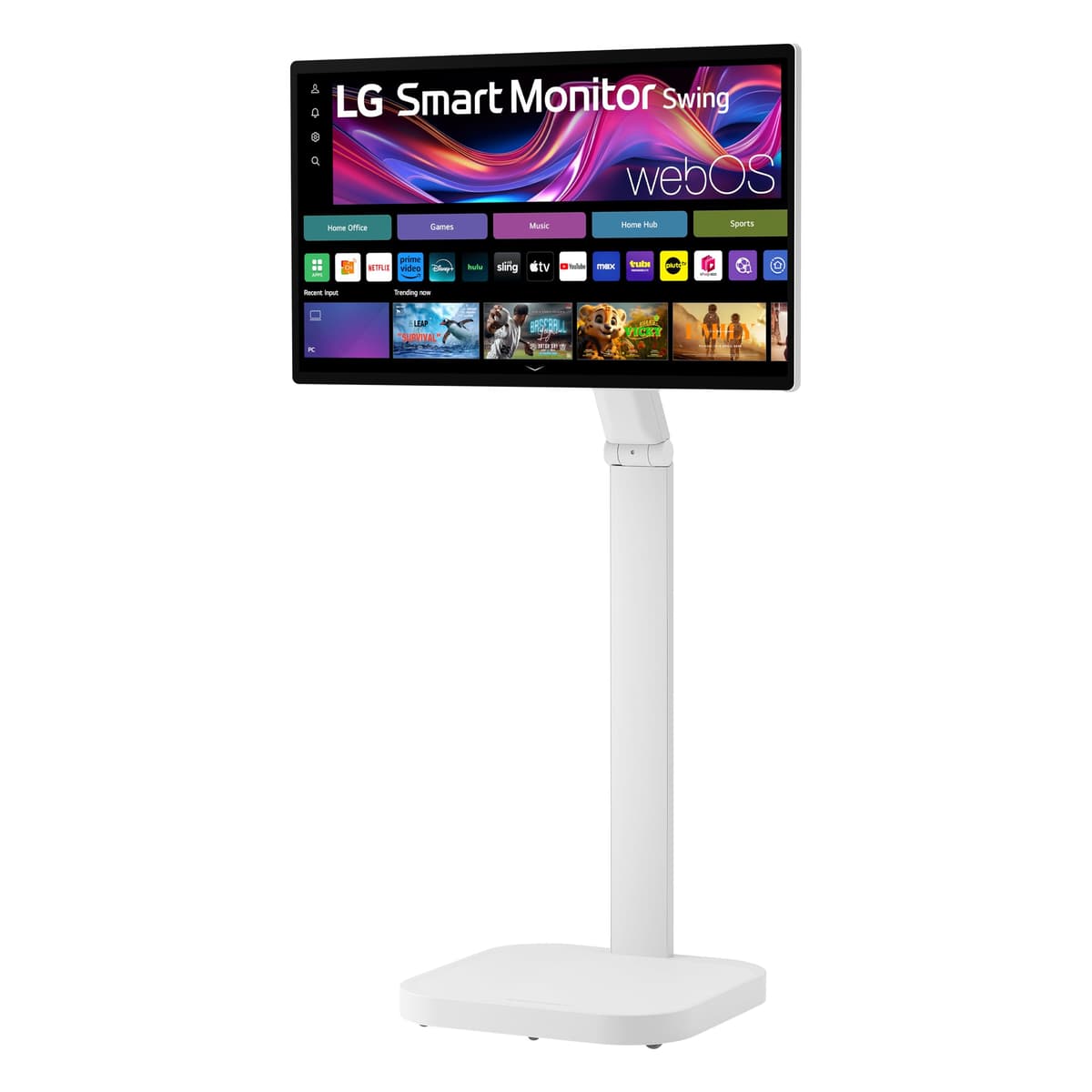 LG Smart Monitor Swing 32U889SA-W 32" 4K UHD Touchscreen con base móvil y ajustable 32U889SA-W.AUS