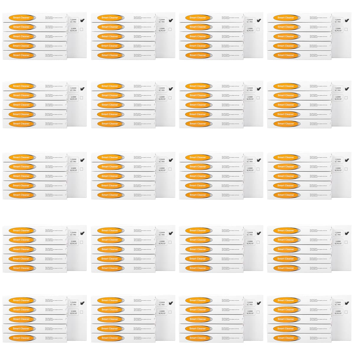 Duogalia Paquete de 100 Plumas Limpiadoras de Fibra Herramientas de Limpieza para Conectores Ópticos de 1.25 mm LC/MU Más de 800 Limpiezas para la Cara Final de Fibra y Conectores Ópticos Duogalia Clean Pen-1.25-Purple-100