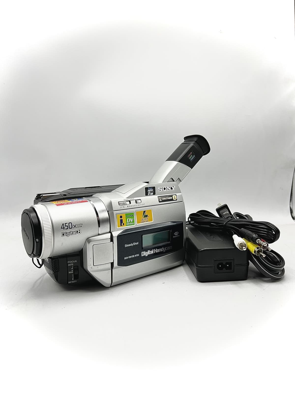 Sony camcorder para transferencia de cintas 8mm/Video8/Hi8/Digital8 a PC y DVD (Renewed) Sony-cr