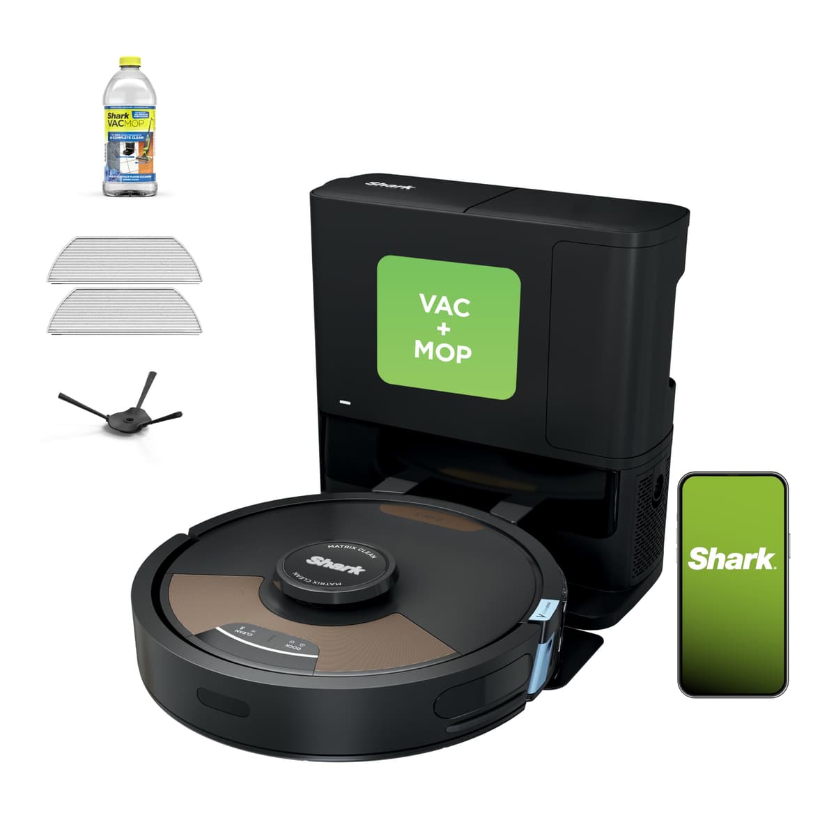 Shark Matrix Plus 2-en-1 Robot Vacuum & Mop con Base Autovaciado AV2613WA