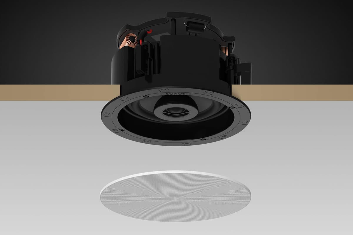Parlantes empotrados Sonos - Par de parlantes arquitectónicos Sonance para audición ambiental (Reacondicionado) INCLGWW1-cr