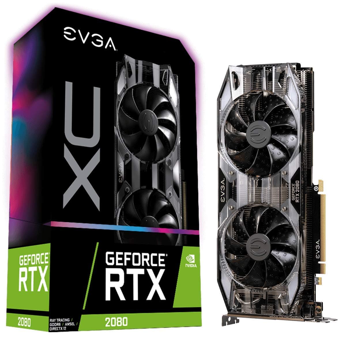 EVGA GeForce RTX 2080 XC GAMING 8GB GDDR6, 08G-P4-2182-KR