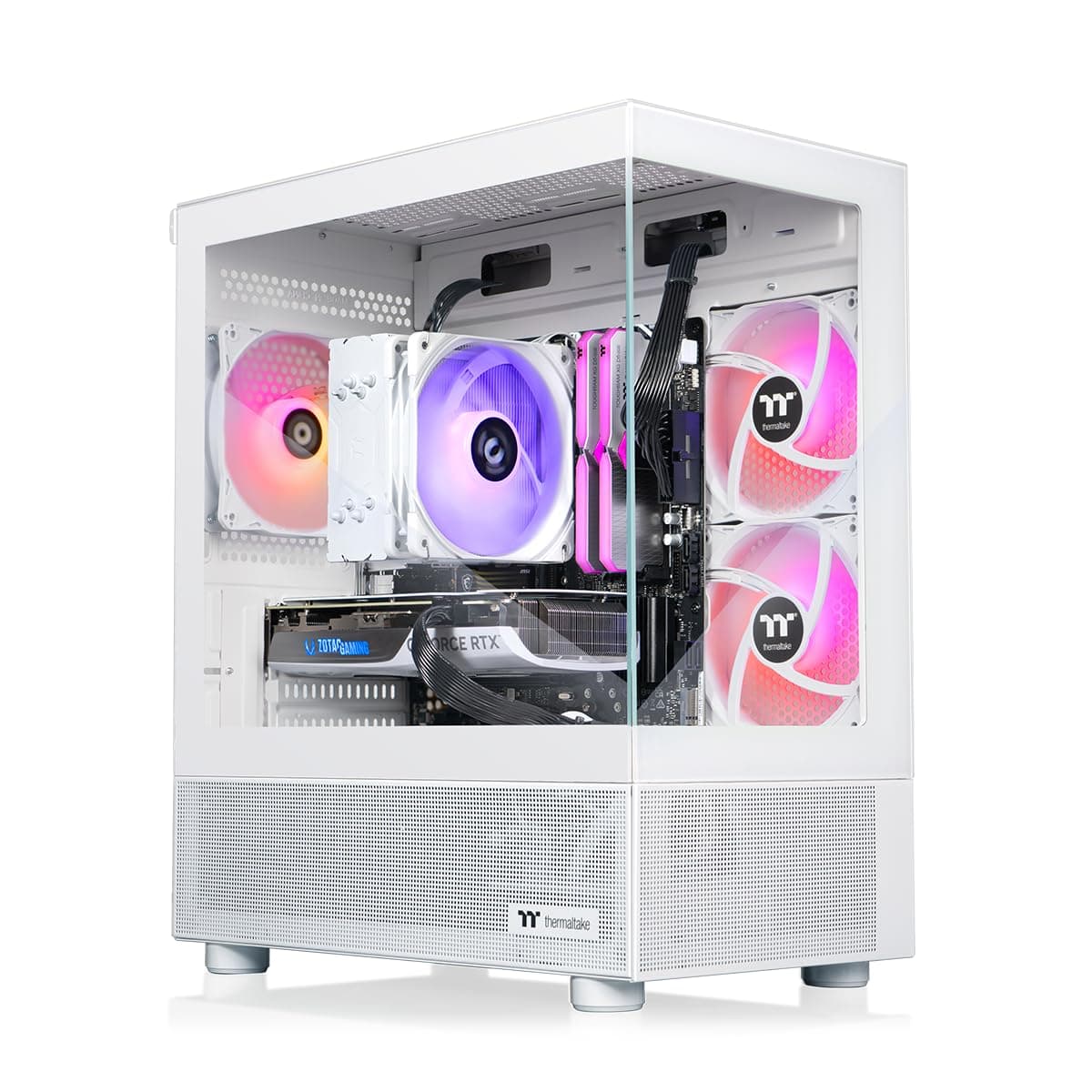 Thermaltake View 8760TS-170 Gaming Desktop (Ryzen 7 8700F, RTX 5060 Ti, 32GB DDR5, 1TB) V17S-B850-56T-LCS