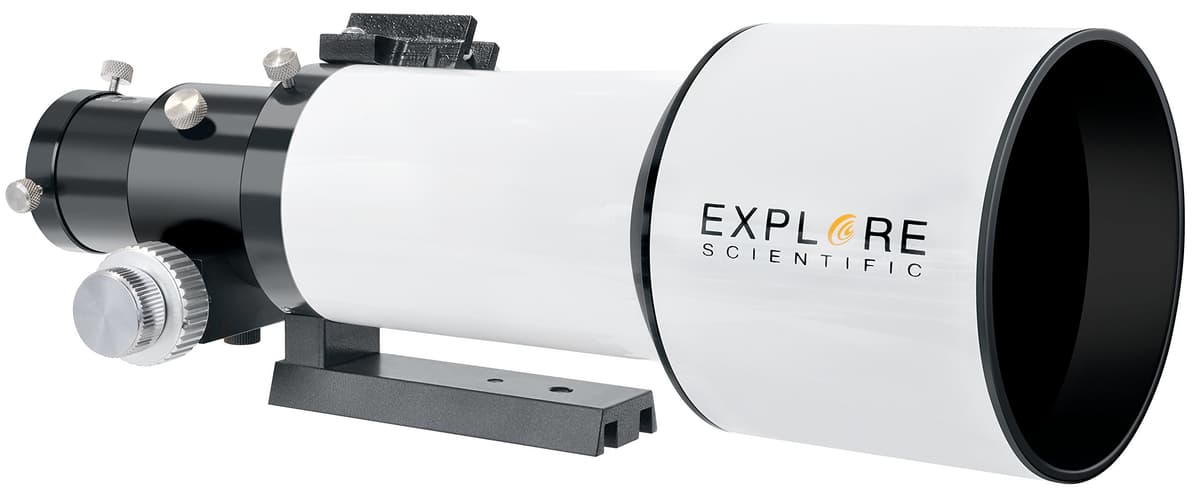 Explora Scientific ED80 Serie Essential Refractor Apochromático Triplete de 80 mm con Espacio de Aire para Astrofotografía y Astronomía ES-ED0806-02