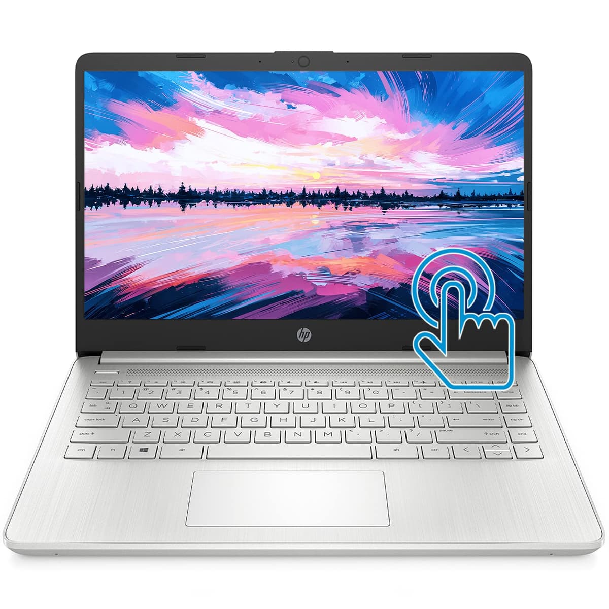 Laptop HP Pavilion, 14" HD táctil, procesador Intel Core i3-1115G4, microborde, delgada y portátil, pantalla anti-reflejo, larga duración de batería, Windows 11 (16GB RAM | 1TB SSD)