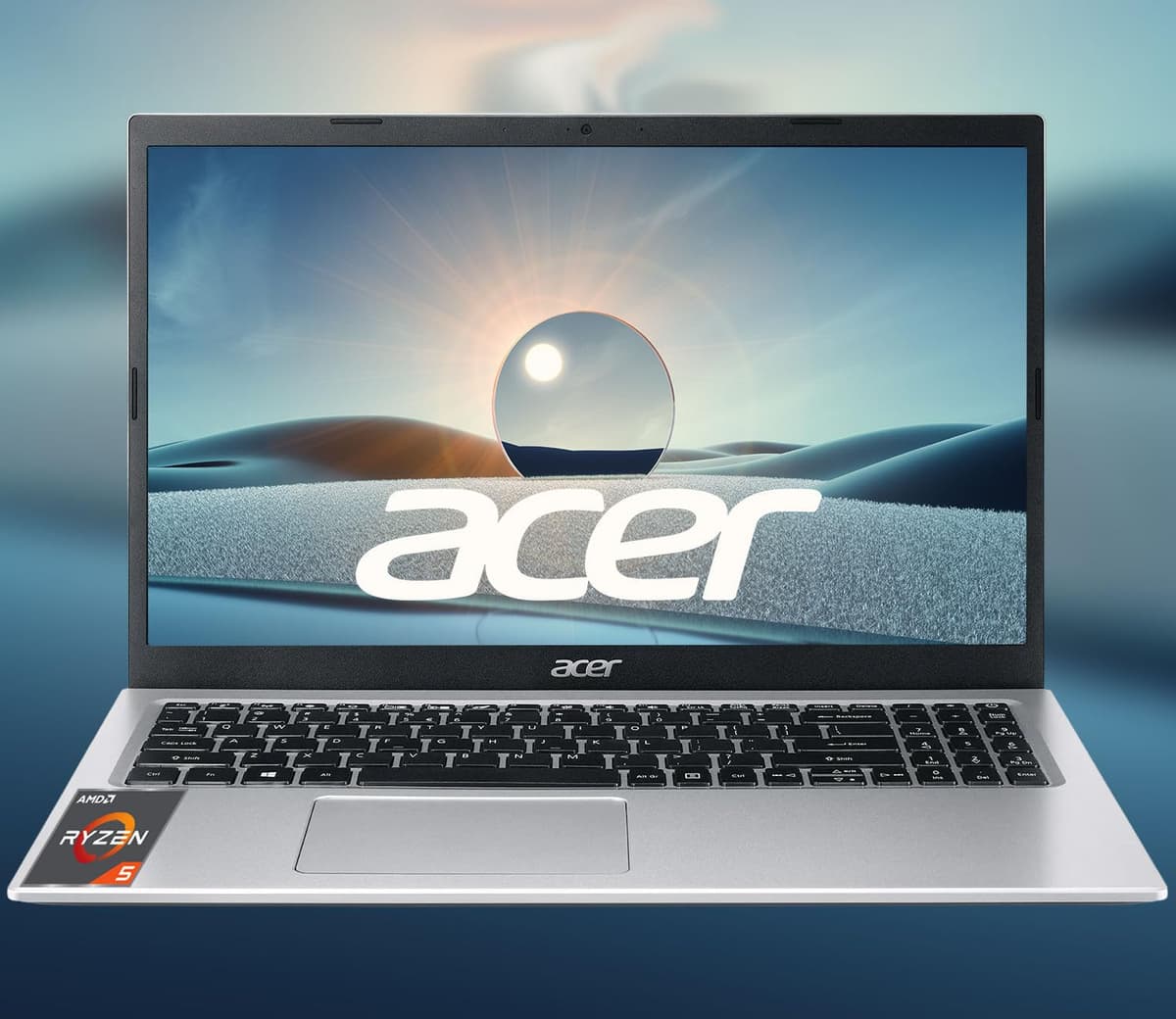 acer Aspire 3 Laptop, pantalla FHD 15.6" 1920 x 1080, 32GB RAM 1TB SSD, procesador AMD Ryzen 5, Wi-Fi 6, Windows 11 Pro, teclado retroiluminado, hasta 8 horas de batería, cámara HD