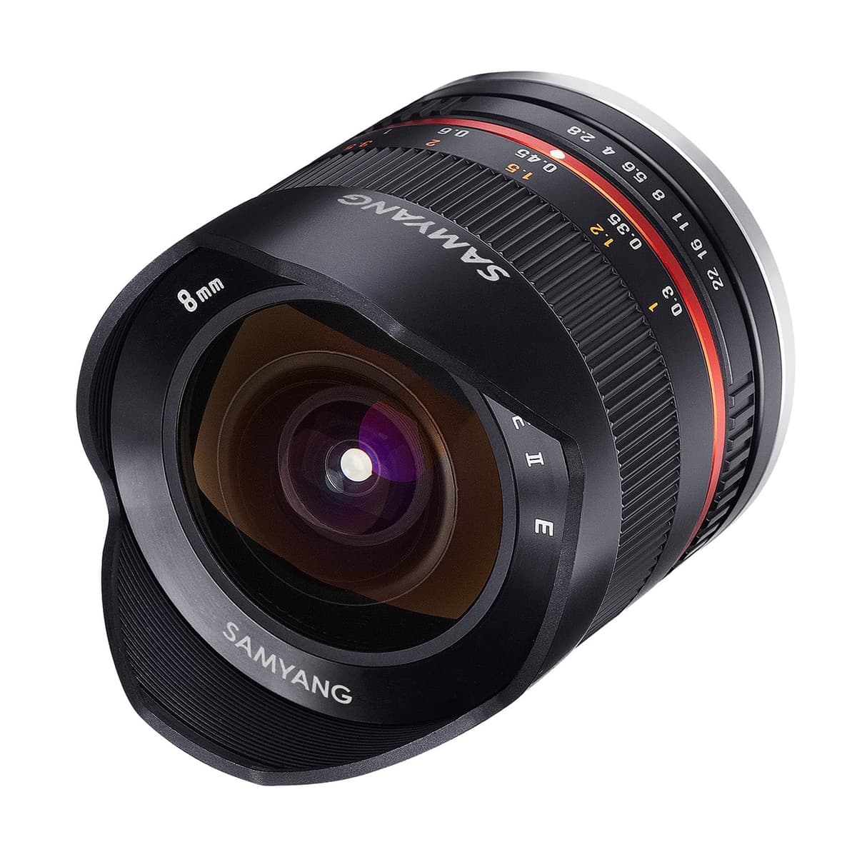 Samyang MF 8mm F2.8 Ojo de Pez II Enfoque Manual para Sony E - Negro 7611