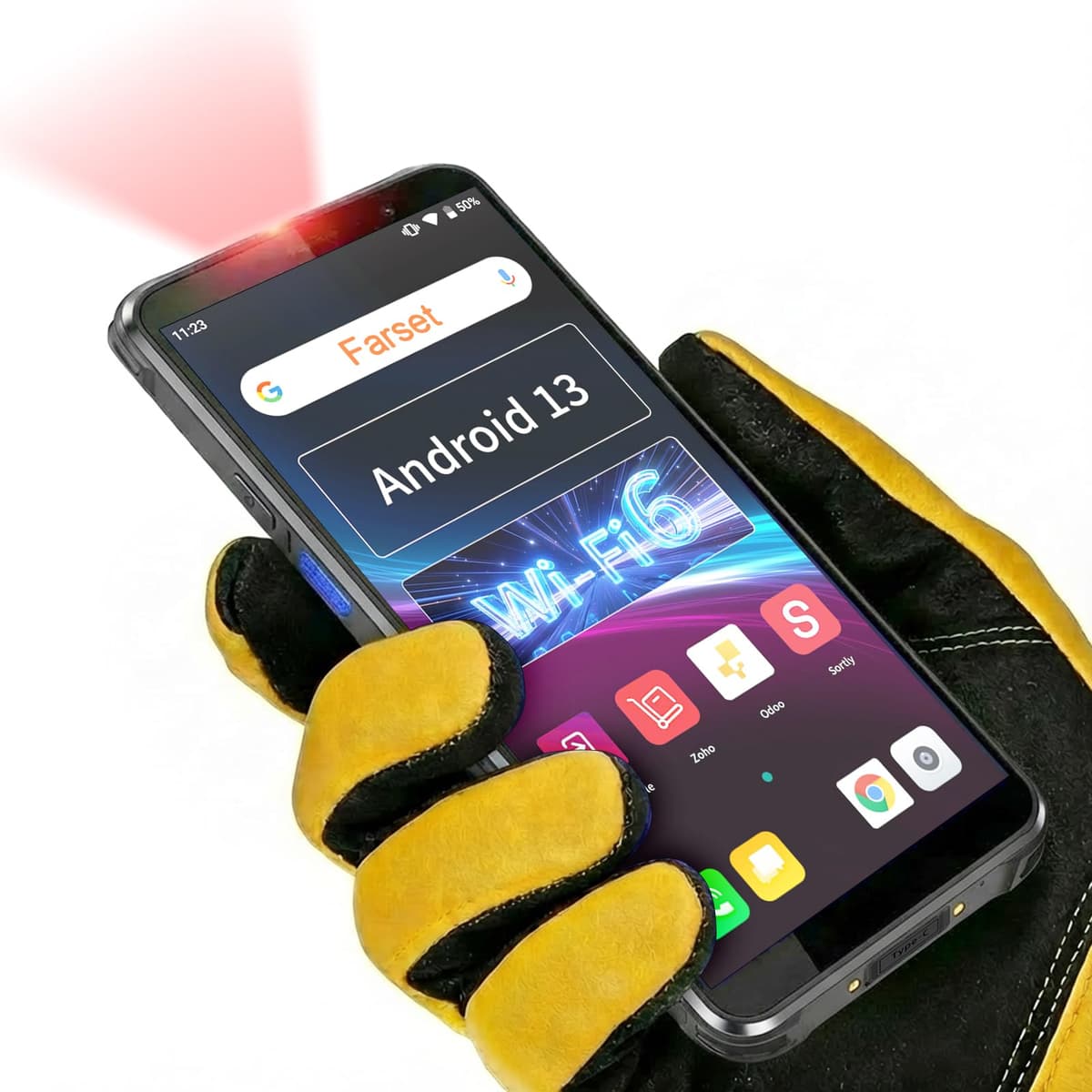 FARSET F35 PDA Android con escáner Zebra, 8GB+128GB, 5G para logística