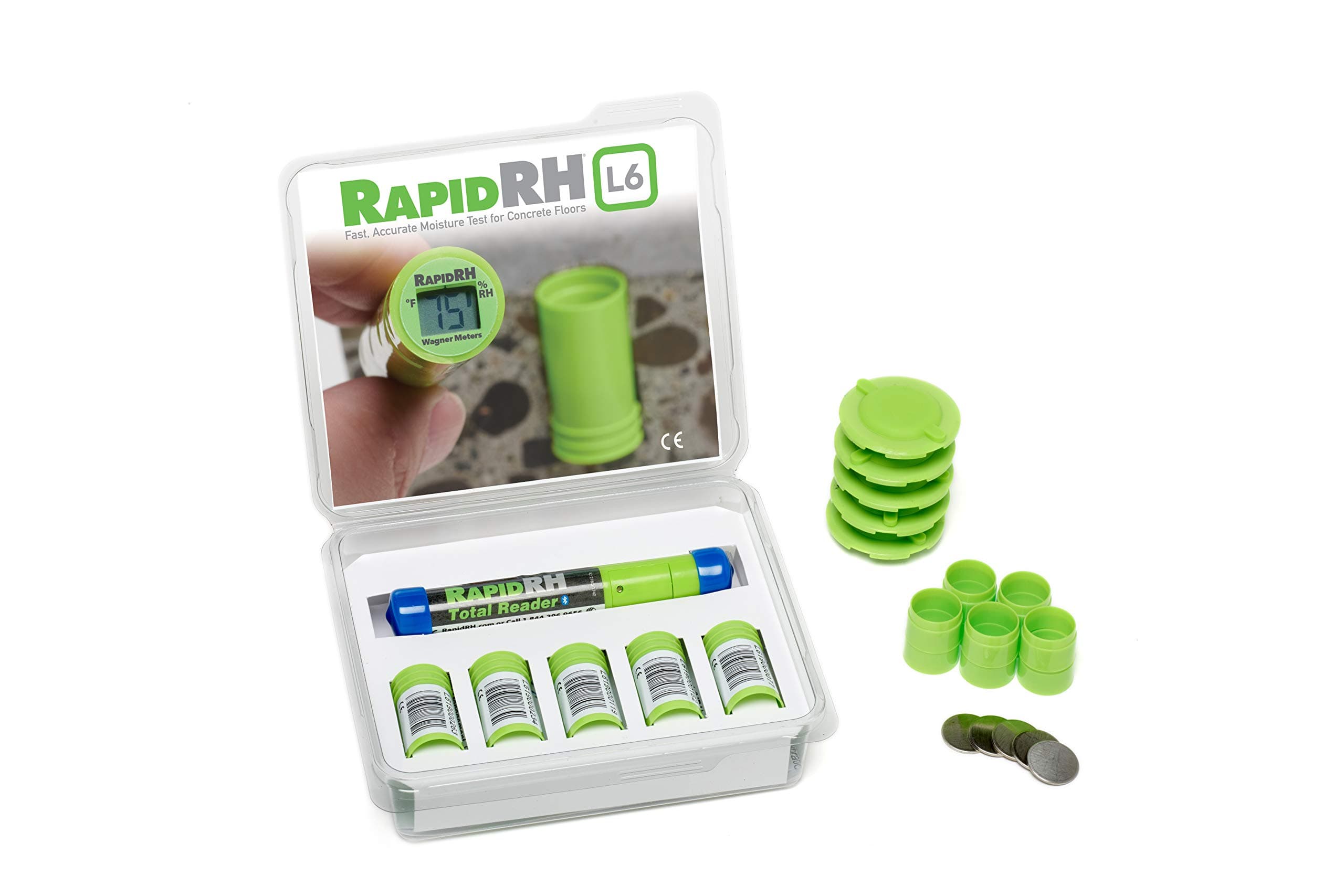 Wagner Meters Rapid RH Sensores inteligentes Refill (paquete x5) Rapid RH L6 Family