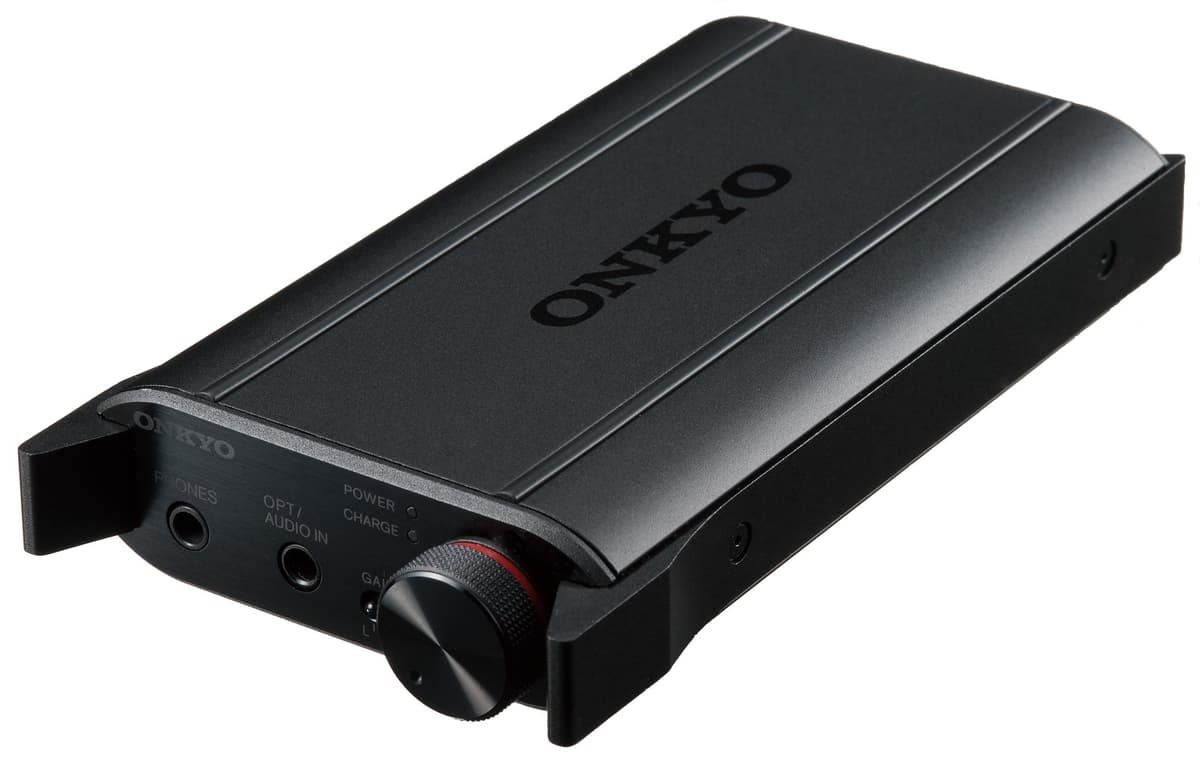 ONKYO Amplificador portátil para auriculares con DAC, equipado con DAC-HA200(B) negro [Importado de Japón]