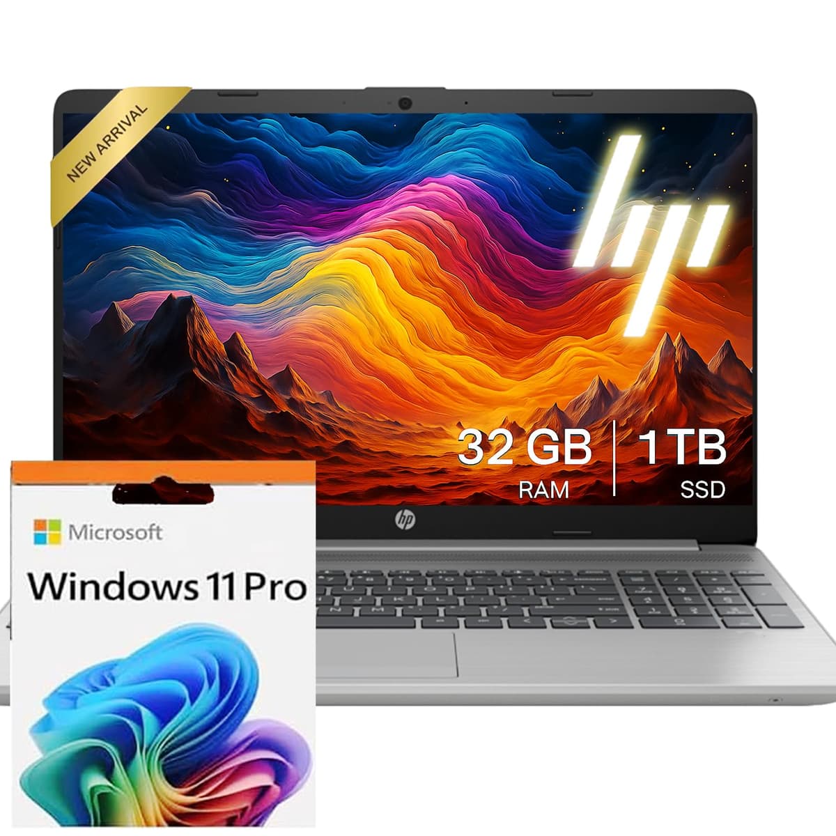 HP 255 G10 15.6" FHD, Ryzen 3 7330U, 64GB RAM, 2TB SSD, Windows 11 Pro