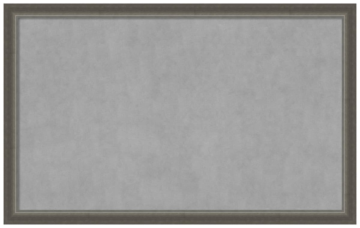 Amanti Art tablero magnético con marco Domus Dark Silver 43 x 27 pulgadas 28588193158