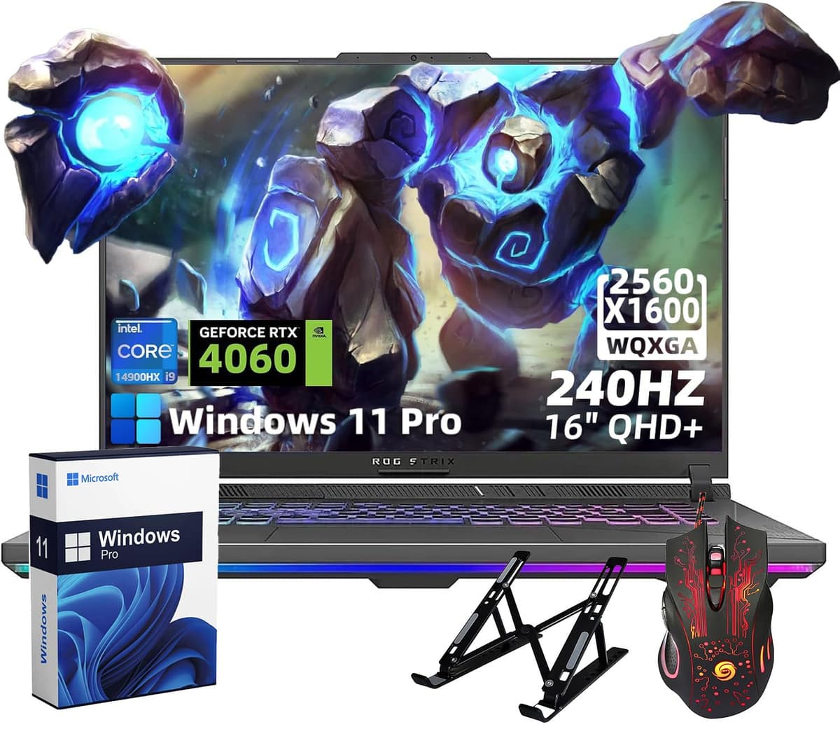 ASUS ROG Strix G16 16" WQXGA 240Hz i9-14900HX RTX 4060 64GB 4TB Win11 Pro