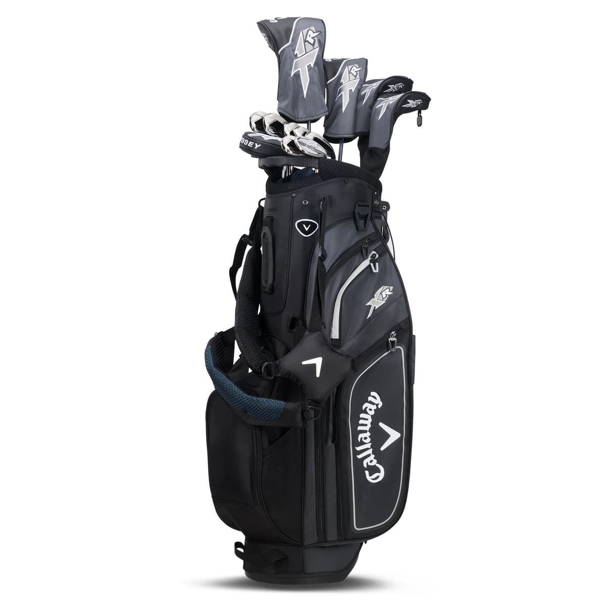 Set completo Callaway XR Negro/Plata, Derecho, Grafito, Longitud estándar, Regular 4PKR241713227