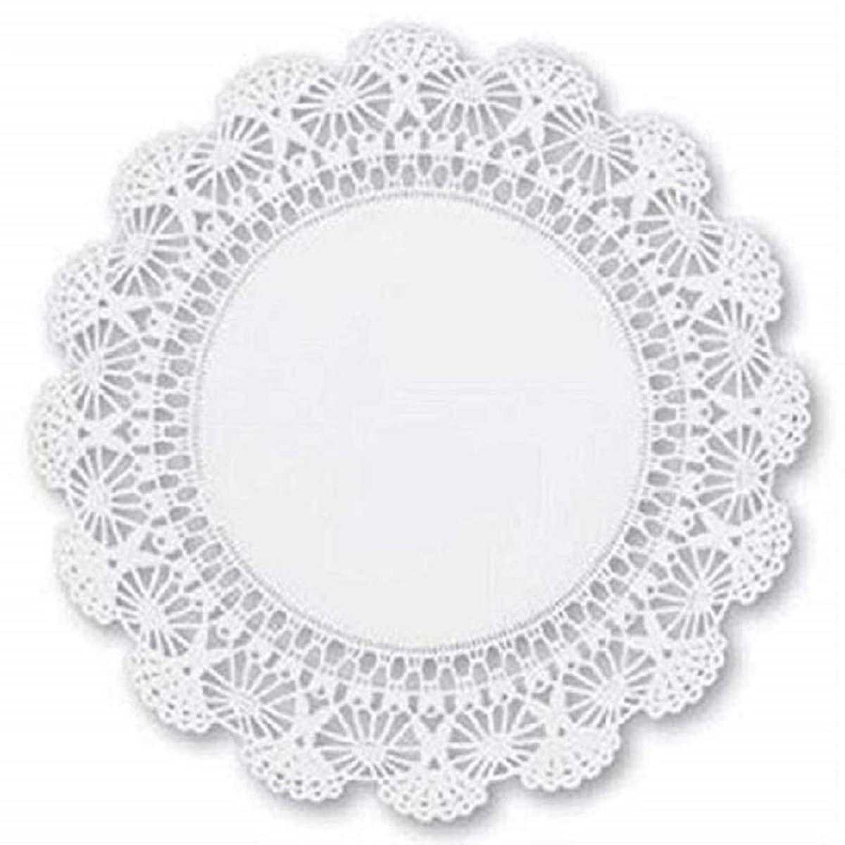 Hoffmaster Cambridge Paper Lace Doilies de 8 pulgadas (Paquete de 100) 14137404