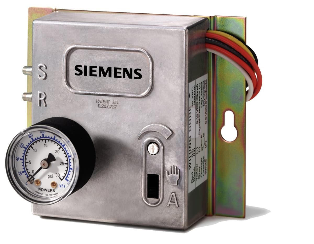 Siemens 545-113 Transductor Electrónico a Neumático, montaje en panel