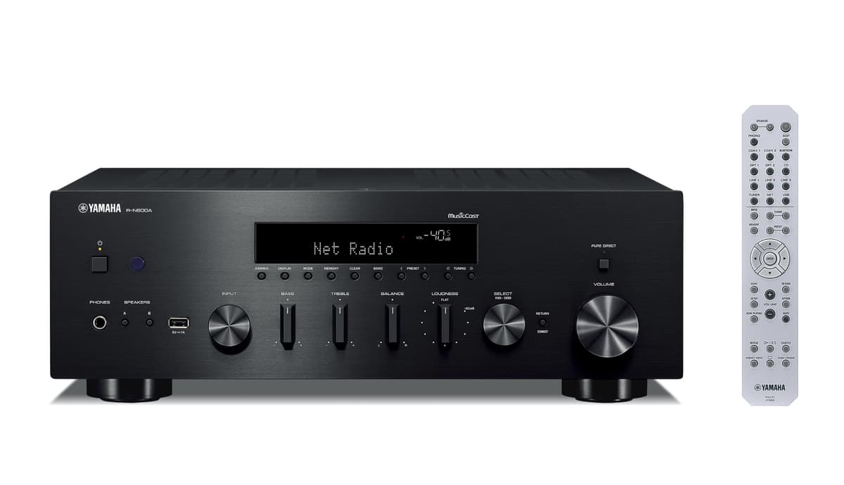 Yamaha R-N600A Receptor de Red con SABRE ES9010K2M y MusicCast R-N600A BL
