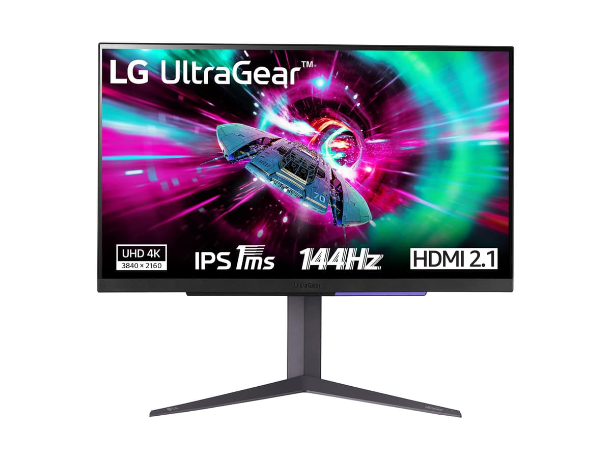 LG UltraGear 27" 27GR93U-B Monitor Gaming 4K UHD IPS 27GR93U-B.AEU