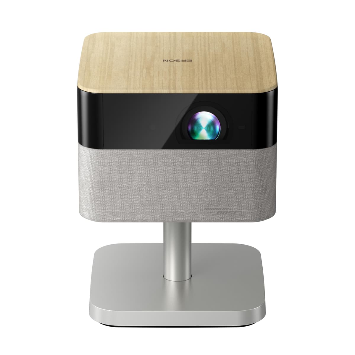 Epson Lifestudio Flex Plus 4K PRO-UHD Portable Projector - 1,000 Lumens, Sound by Bose, Google TV, Ambient Lighting V11HB76620