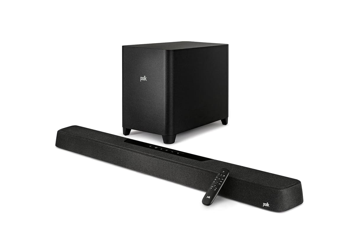 Polk MagniFi Max AX 5.1.2 - Barra de sonido con subwoofer inalámbrico 10"