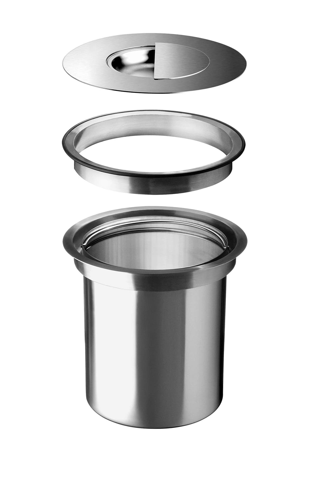 BLANCO 512471 Sistema de Residuos Solon-IF, Acero Inoxidable, 290 x 290 x 215 mm