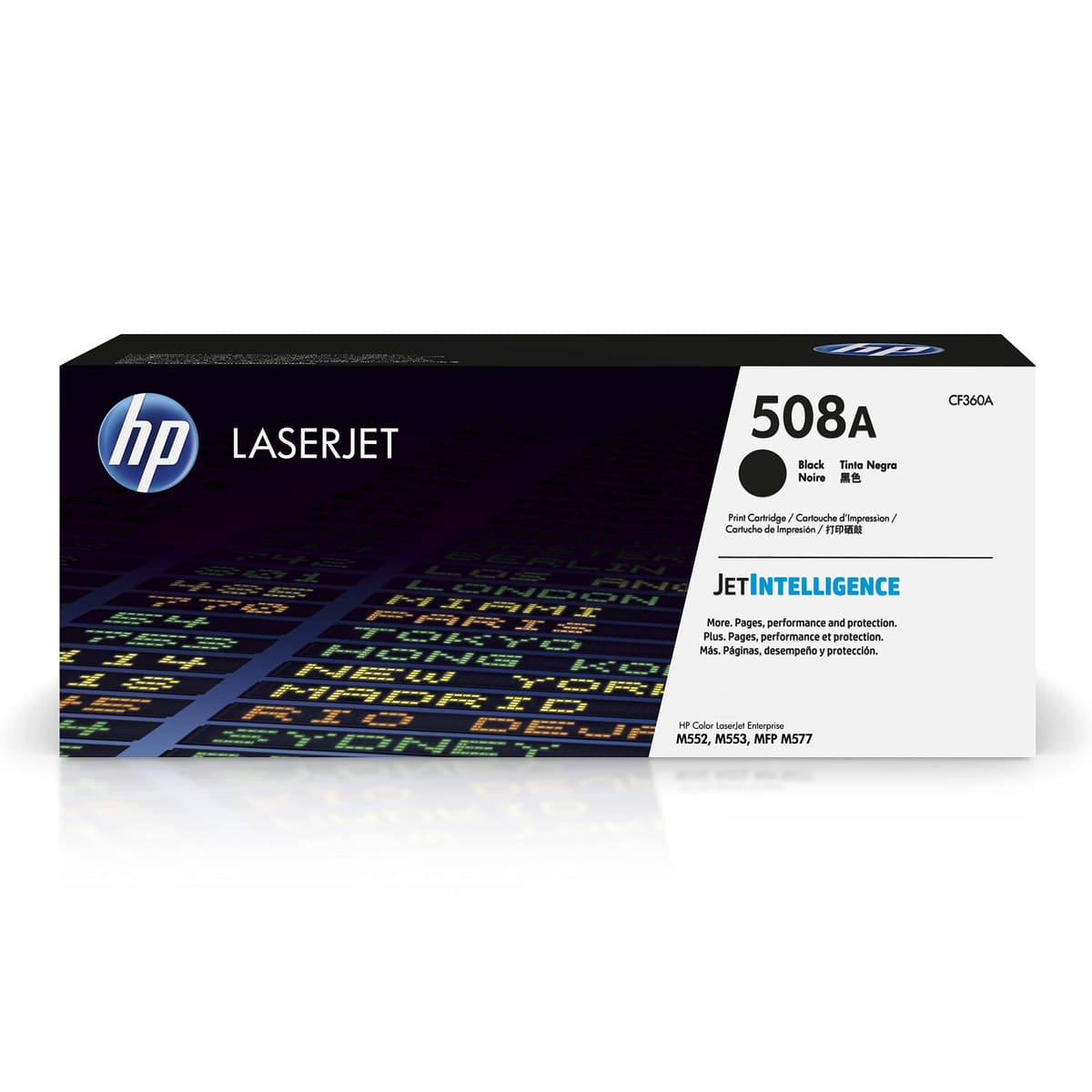 Cartucho de tóner original HP 508A (CF360A) negro - paquete x2 BND00775