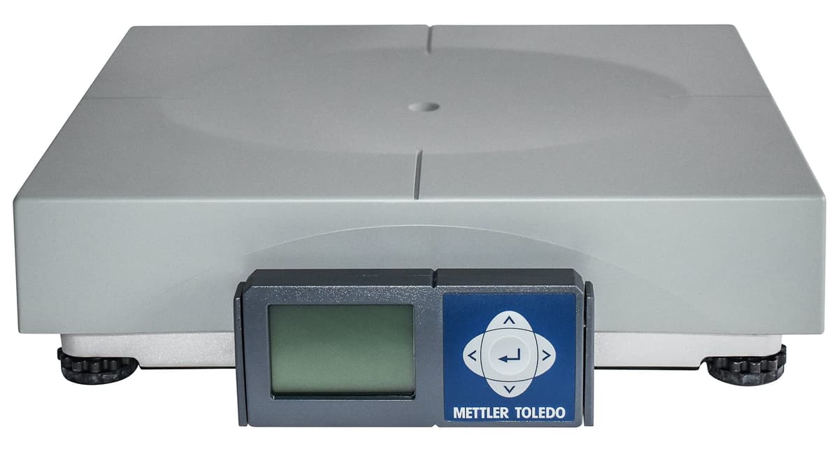 ScaleGistics Mettler Toledo BC60 Báscula para Paquetería 150 lb con Plataforma Plana y Software