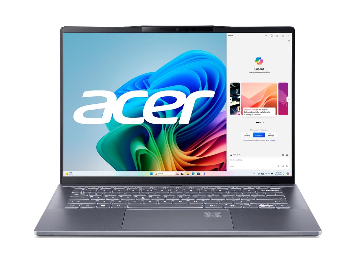 acer Swift 14 AI Copilot+ SF14-11-X128 14.5" 2.5K 120Hz Snapdragon X Plus, 16GB, 1TB NX.KZXAA.003
