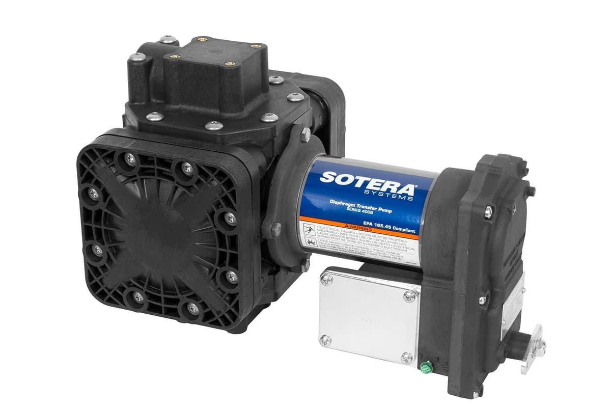 Sotera SS415BEXPX670 12V 15 GPM Diaphragm Pump a prueba de explosiones (solo bomba)
