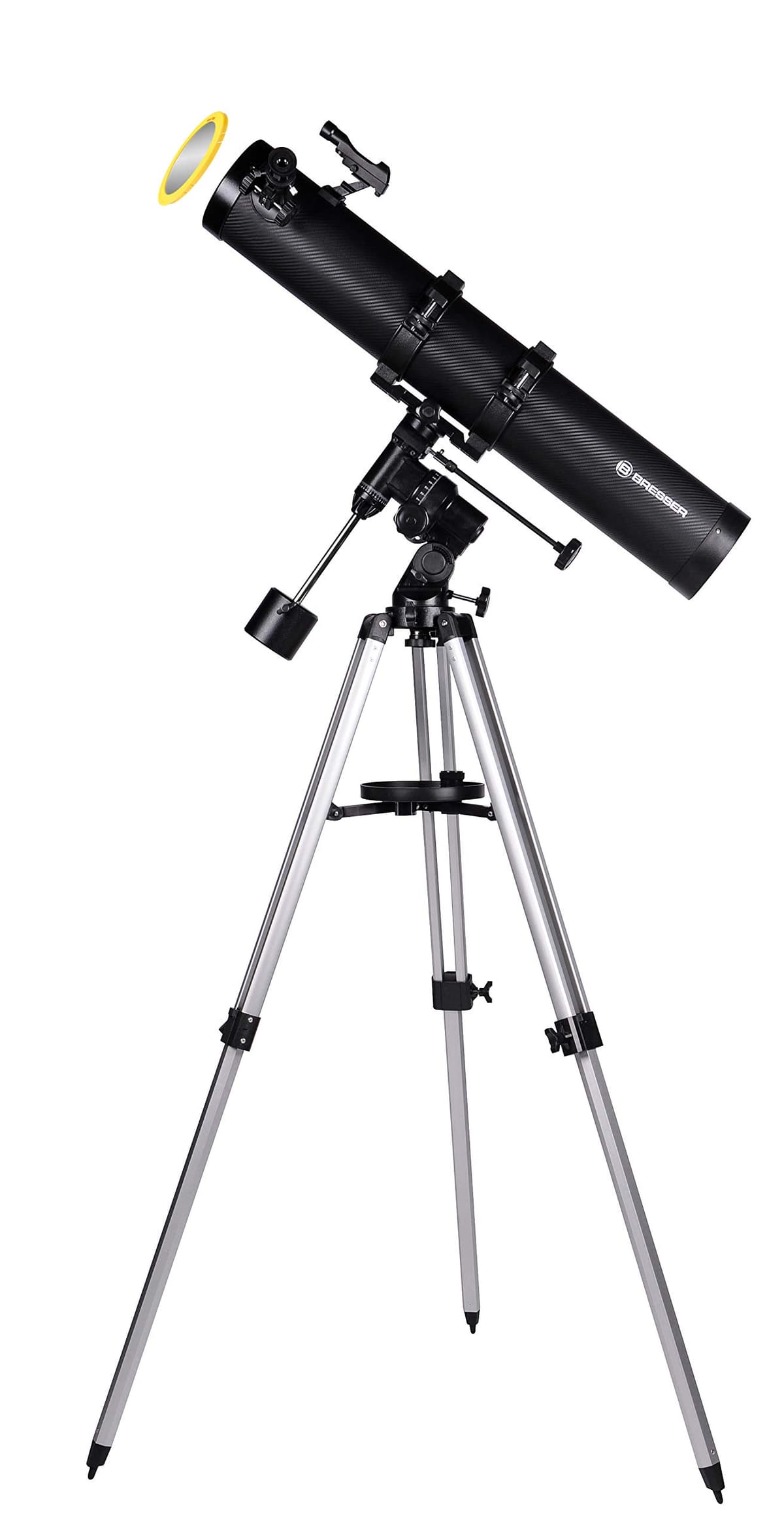 Telescopio Newtoniano Bresser Galaxia 114/900 EQ-Sky con Montura y Trípode 4614909