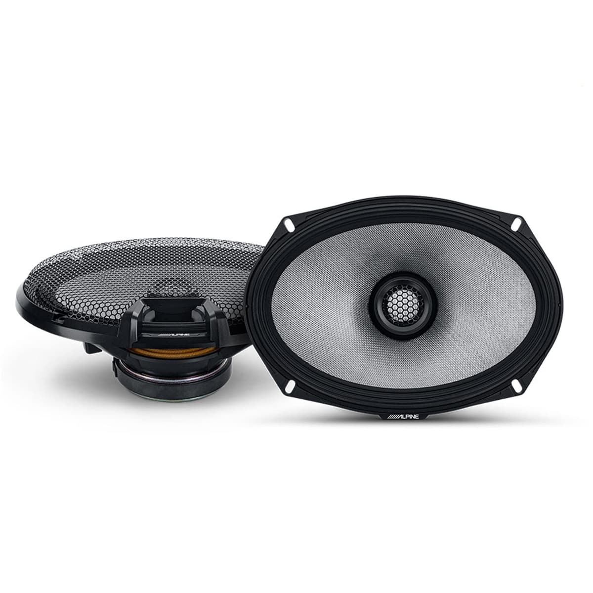 Alpine R2-S69 Parlantes Coaxiales Serie R de Alta Resolución 6x9, Par
