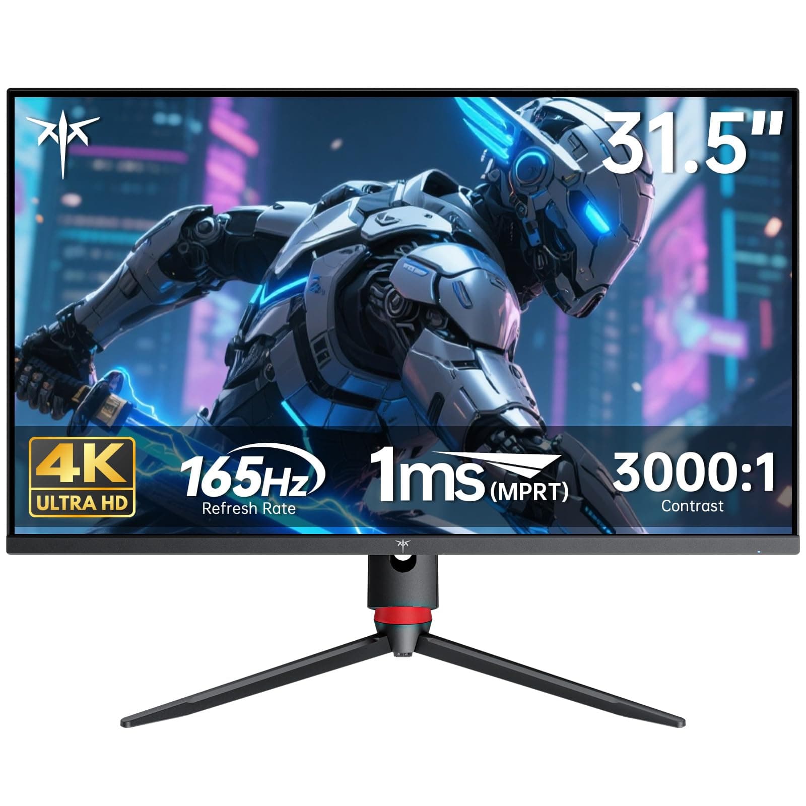 KTC Monitor Gamer 32" 4K UHD 165Hz Fast IPS, 1ms, HDMI 2.1, DP 1.4 - H32P22P