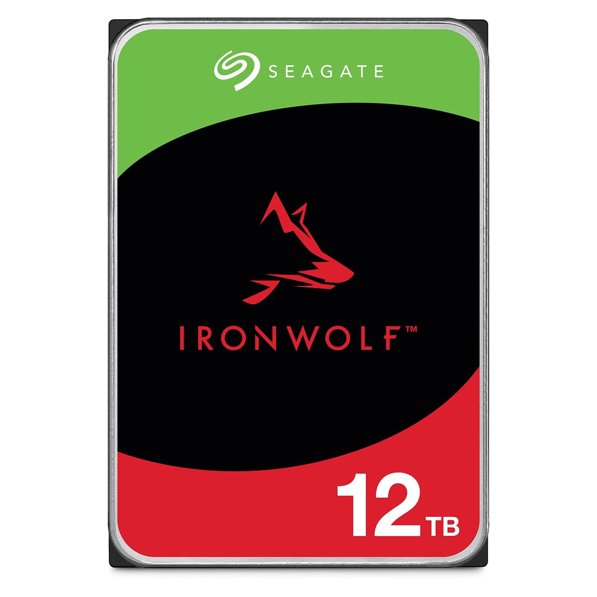 Seagate IronWolf 3.5" 12TB Disco Duro Interno HDD 3 Años de Garantía 256MB 7200rpm Servicio 24 Horas para PC NAS Sensor RV ST12000VN0008
