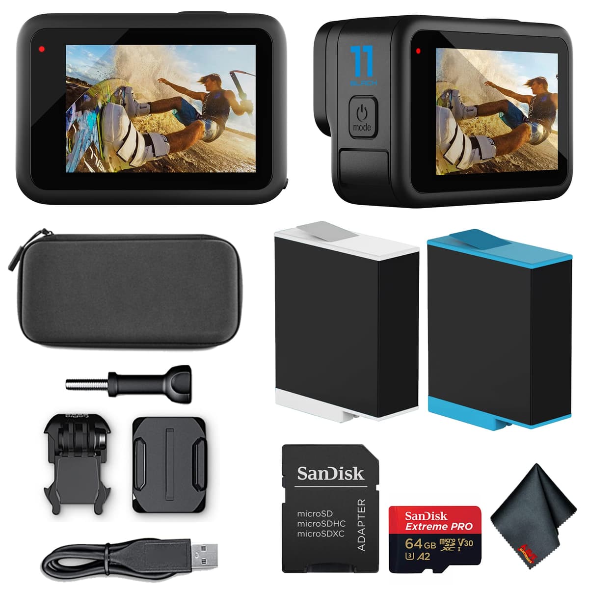 GoPro HERO11 Black + 64GB microSD y batería extra CHDHX-1101-XX_EDI_2