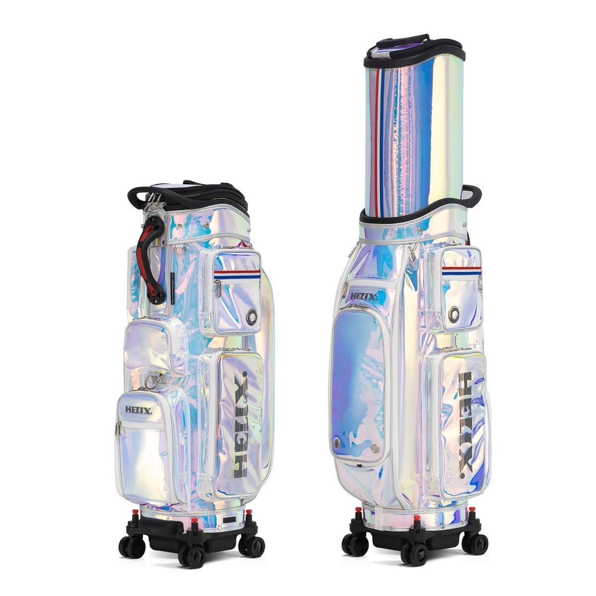 HELIX-Golf Carrito Retráctil para Palos con Ruedas Bloqueables H95210