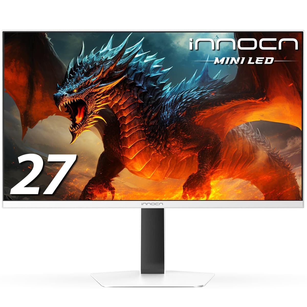 INNOCN GA27T1M 27" 2K QHD Mini-LED 320Hz Monitor para Gaming, HDR1000 2760S PLUS