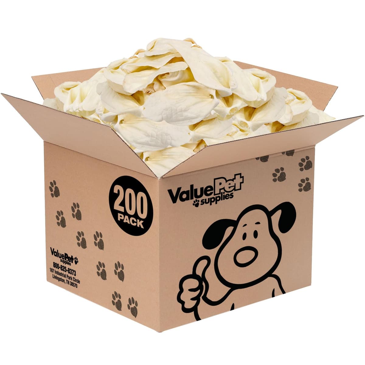 Orejas de Vaca Premium ValueBull, Paquete a Granel de 240 Unidades VP00800