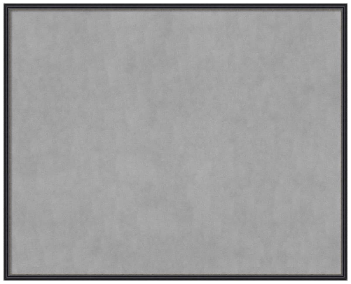 Amanti Art Tablero magnético enmarcado 41 x 33 pulgadas - Área magnética 40 x 32, marco Stylish Black Narrow 28588293786