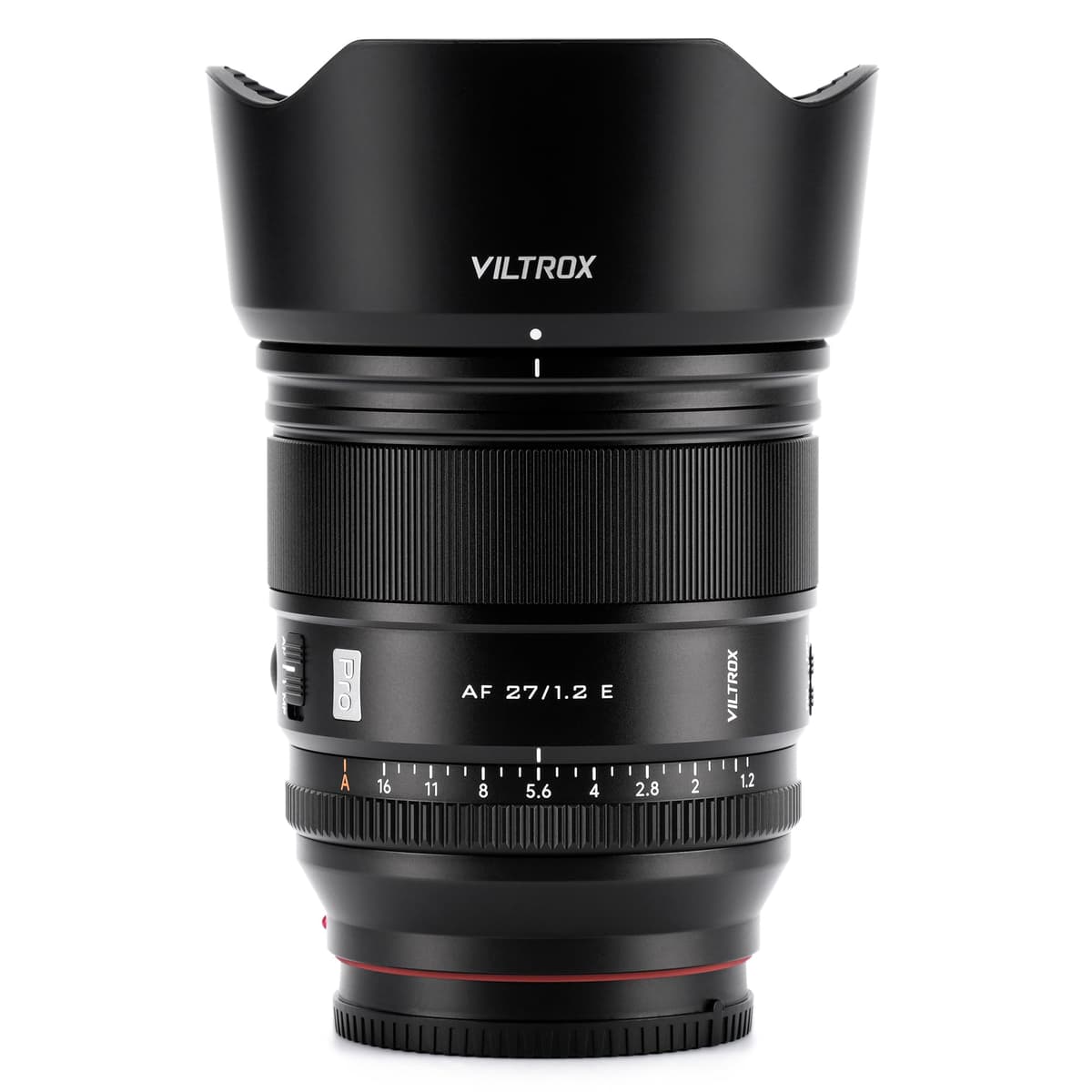 VILTROX 27mm F1.2 E, Lente 27mm 1.2 APS-C para Montura E de Sony, Lentes e-Mount para Sony a7III a7IV a7C a9III a1 II a7RV ZE-E10 II a7CR a7CII a6600 ZV-E10 FX3 FX30 a6700 Q-1206-03401-01