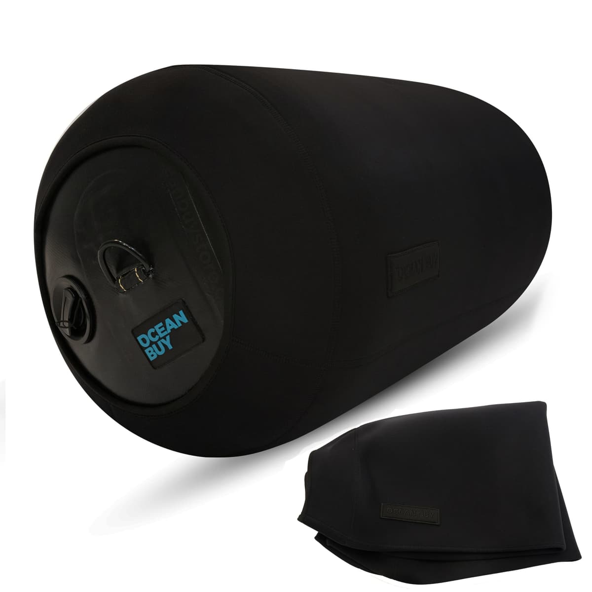 Defensa inflable Ocean Buy Duo con funda - 24 x 45, resistente para muelles, barcos y yates