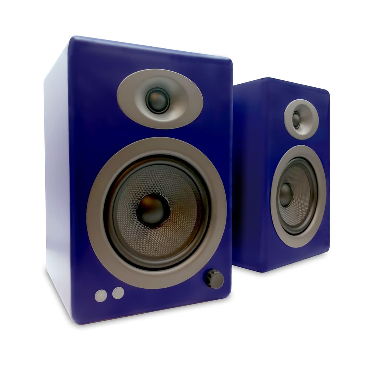 Parlantes de Estantería Bluetooth Inalámbricos Audioengine A5+ - Parlantes Estéreo Premium de 150W para Música, Juegos, Tocadiscos y Home Theater - Monitores de Estudio Potentes A5-BLU