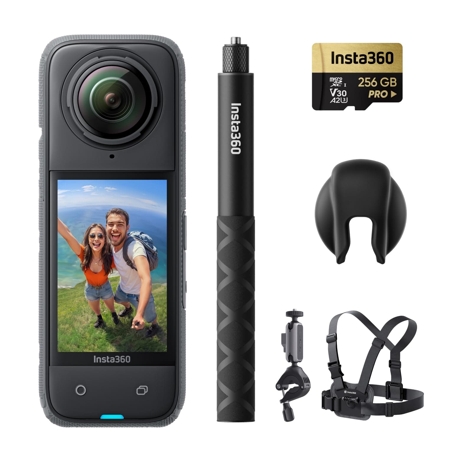 Insta360 X4 Bike Bundle - Cámara 360 8K para Ciclismo con Accesorios CINSABMA-BI