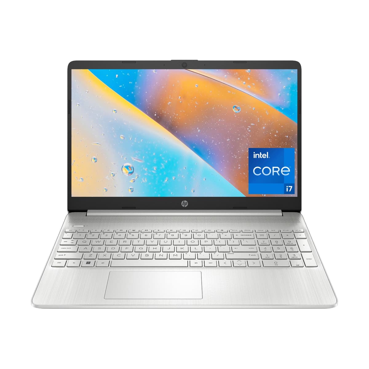 HP Laptop 15 pulgadas, pantalla HD, Intel Core i7-1165G7 de 11.ª generación, 12 GB RAM, 512 GB SSD, Intel Iris Xe Graphics, Windows 11 Home, 15-dy2718nr (2023)