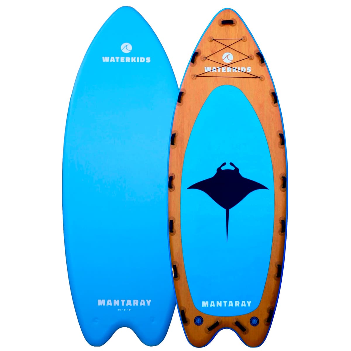 Waterkids Tabla de paddle inflable gigante Mantaray para varias personas, ideal para grupos, parejas y familias