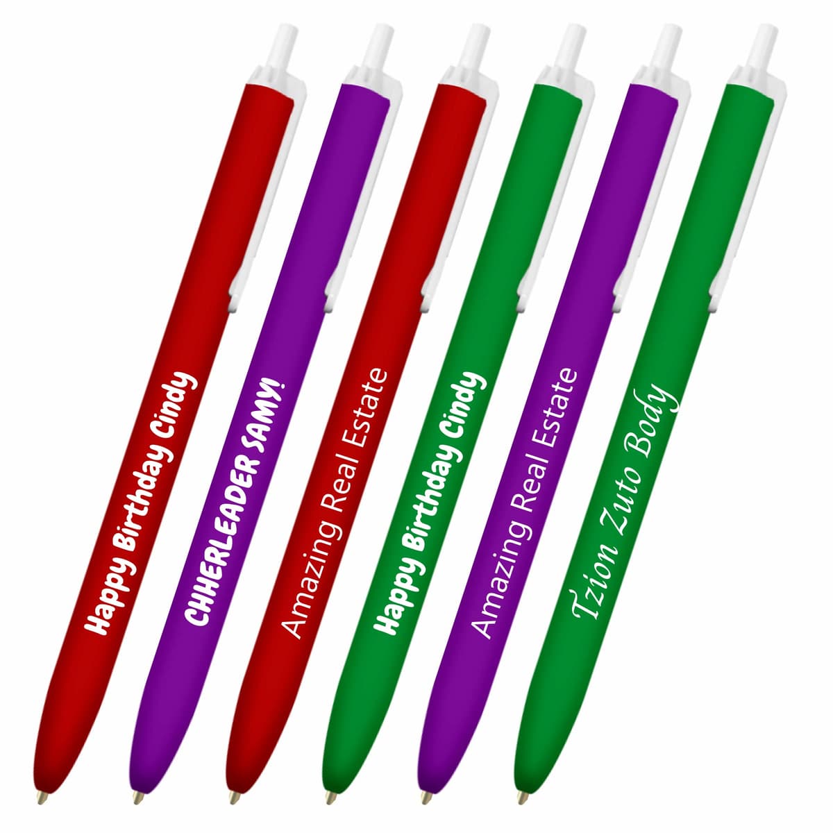 911 Pens Bolígrafos Personalizados 1000 Unidades, Clic Suave, Barril Grande (Assorted-Dark) 122A-1000-Assorted-Dark